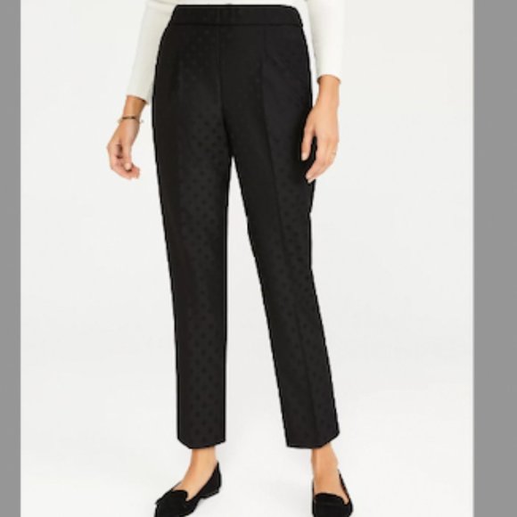 Ann Taylor Pants - Ann Taylor The Petite Dot Easy Ankle Pant